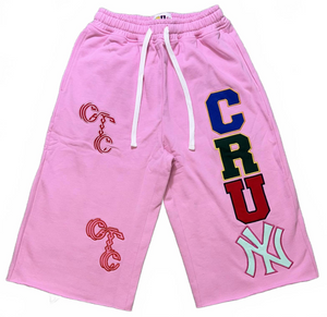 CRUM PINK 3/4 SHORTS