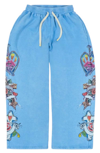 WE ARE RIGHTEOUS BLUE RISEN KING SWEATPANTS