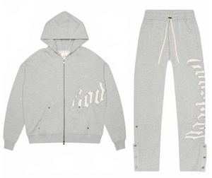 GODSPEED HEATHER GREY OG LOGO SWEATSUIT V2 SET