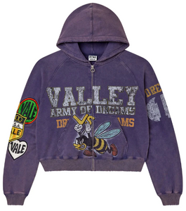 VALE FOREVER PURPLE ARMY ZIP