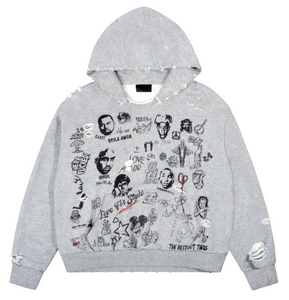 STILE DÉ AMOR GRAFFITI DI STORIA HOODIE