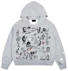 STILE DÉ AMOR GRAFFITI DI STORIA HOODIE