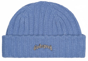 GODSPEED FROSTED BLUE OG LOGO BEANIE