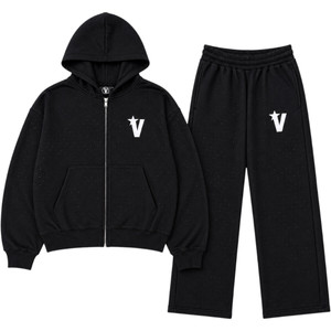 VERY DISTANT BLACK VVS SWEATSUIT