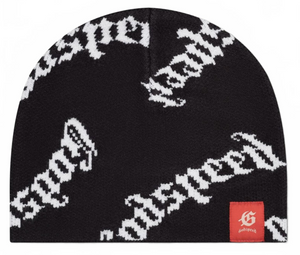GODSPEED BLACK ALL OVER PRINT BEANIE
