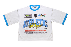 ANTI-LOCAL WHITE OLYMPIC TEE