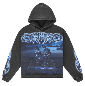 GODSPEED BLACK WASH STARSTRUCK HOODIE