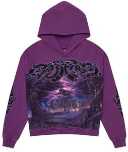 GODSPEED PURPLE BMX HOODIE