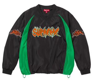 SUPREME BLACK WARTHOG WARM UP PULLOVER JACKET
