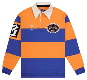 GODSPEED ORANGE/BLUE CLASSIC FIELD RUGBY L/S