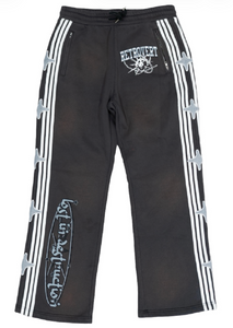 RETROVERT GREY STUDDED DESTRUCTION PANTS