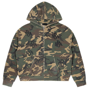 STILE DÈ AMOR CAMO SNAKE PATCH ZIP