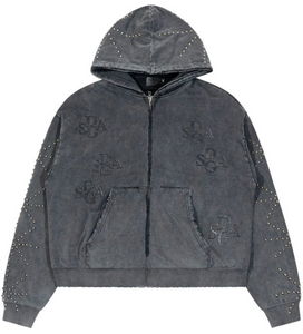 STILE DÈ AMOR BLACK SNAKE PATCH ZIP