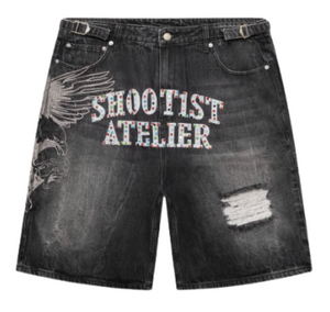 SHOOT1ST GRAPHITE OPALINE JORTS