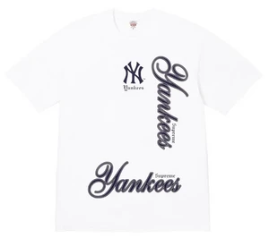 SUPREME WHITE MLB TEAM SOX TEE