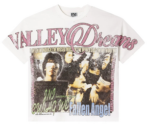 VALE FOREVER WHITE FALLEN BLING TEE
