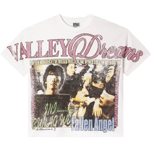 VALE FOREVER WHITE FALLEN BLING TEE