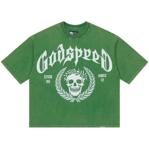 GODSPEED GREEN VICTOR CREST TEE
