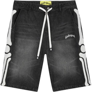 GODSPEED BLACK FÉMUR DENIM SHORTS