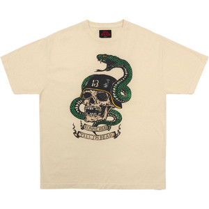 GALLERY DEPT. BEIGE SNAKE SKULL TEE