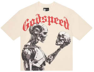 GODSPEED BONE/RED MANKIND VS AI TEE