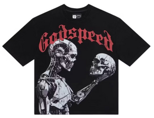 GODSPEED BLACK/RED MANKIND VS AI TEE