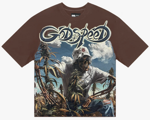 GODSPEED BROWN GRABA OUTDOOR TEE