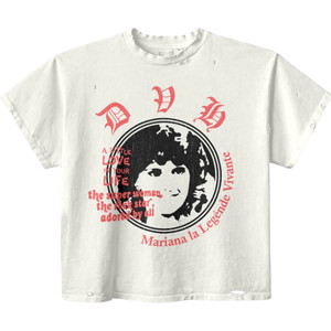 DAVEN HOMME WHITE DVH STUDDED TEE