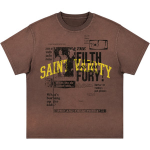 SAINT VANITY NEWSPAPER TEE