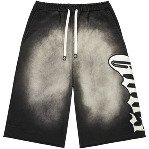 GODSPEED BLACK WASH OG LOGO 3QTR SHORTS