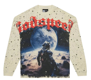 GODSPEED WHITE NO LOOKING BACK L/S