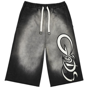 GODSPEED BLACK WASH NEW AGE 3QTR SHORTS