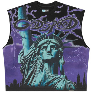 GODSPEED GRAPE VOLTAGE SLEEVELESS TEE