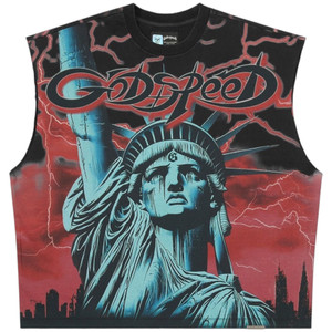 GODSPEED RED VOLTAGE SLEEVELESS TEE