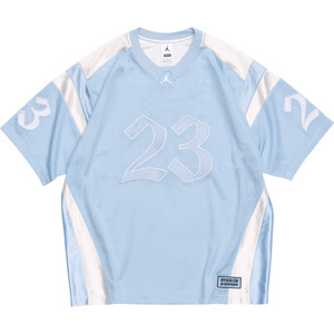 SUPREME X JORDAN LIGHT BLUE WARM UP JERSEY