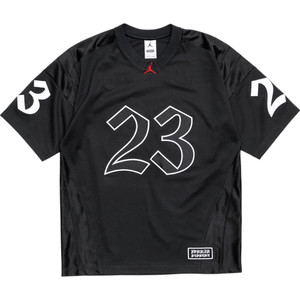 SUPREME X JORDAN BLACK WARM UP JERSEY