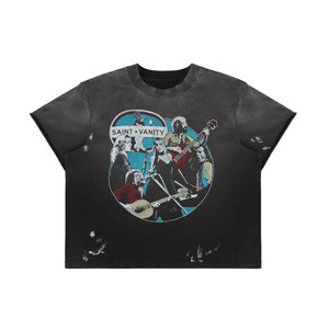 SAINT VANITY BLUE U-N-I SEX BAND TEE