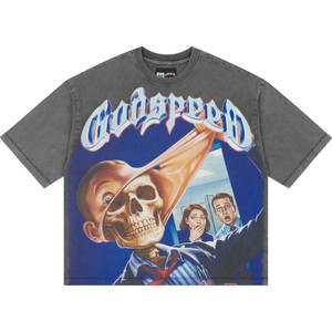 GODSPEED GREY WASH MASK OFF TEE