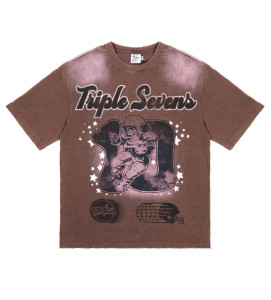 TRIPLE SEVENS BROWN ALLSTAR FOOTBALL TEE