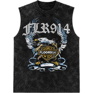 FLOOR914 BLACK WASH SKYSTRICKER SLEEVELESS