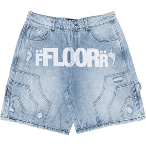 FLOOR914 BLUE UNIFORM JORTS