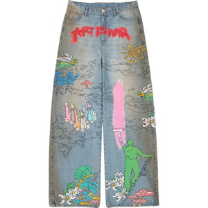 WNTD ART IS WAR JEANS