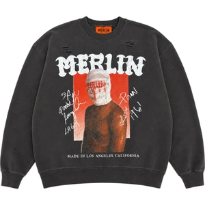 MERLINS FATHER HEAD WRAPPED CREWNECK