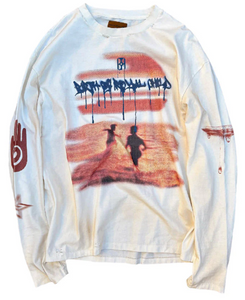 BIRTH OF A ROYAL CHILD WHITE SUNSET PRINTED L/S