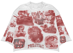 PRESTIGE CREAM/RED GLORY THROUGH PAIN TEE