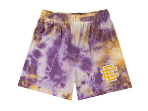 ERIC EMANUEL PURPLE/YELLOW TIE DYE SHORTS