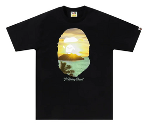 BAPE BLACK A RISING BAPE PHOTO TEE