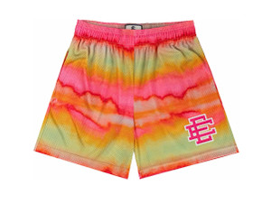 ERIC EMANUEL PINK/YELLOW STRIPED SHORTS