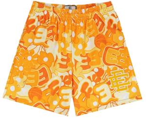 ERIC EMANUEL HAWAIIAN YELLOW SHORTS