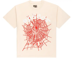 SP5DER CREAM LEGACY LOGO TEE